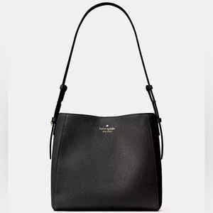 NWT Kate Spade Juliette Medium Bucket Bag Pebbled Leather Handbag